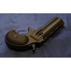 GAS-GUN : ハンター ダブルデリンジャー【6mm カートリッジ仕様】 シルバーABS [取寄]