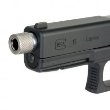 GHK G17用 KKMタイプアルミアウターバレル (14mm逆ネジ) [OB-GHK02A] シルバー [取寄]