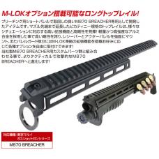 マルイ M870ブリーチャー対応 トップレイル M-LOK [取寄]