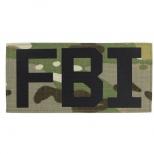 FBI ラージサイズ パッチ マルチカム迷彩 16.5 x 8.0cm [KW-PC-322] [品切中.再生産待ち]