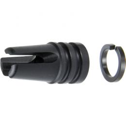 14mm逆ネジ用XM16E1 3-Prongタイプスティールフラッシュハイダー [CGS-FH-0007] [取寄]