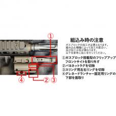 マルイ/VFC HK416用 Daniel Defenseタイプレールハンドガード(要加工) [DD-FS-0001] [取寄]