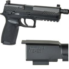 マルイ GBB P320用 SIG Sauer Factoryスレッドアウターバレル -BK(14mm逆ネジ) [OB-TM62ABK] [取寄]