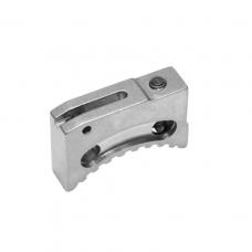 マルイ GBB ハイキャパ/M1911系対応 SUS製 2ホールセミオーバル 荒目トリガー シルバー 【TMSUT8】[取寄]