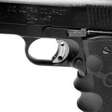 マルイ GBB ハイキャパ/M1911系対応 SUS製 2ホールセミオーバル 細目トリガー シルバー 【TMSUT7】[取寄]