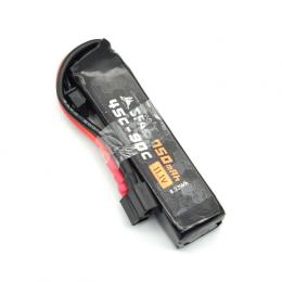 Li-Poバッテリー 11.1V 750mAh スーパーショートスリム (45C-90C) T字コネクター [SA-B041T] [取寄]