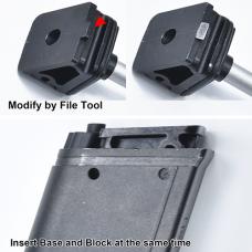 マルイ GBB G17Gen5用 リアル刻印マガジンバンパー [GLK-536(FDE)] [取寄]