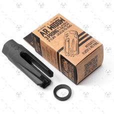 Xlogic AR ウィドー 3プロングフラッシュハイダー (1/2インチネジ対応) [S05-190 / SI-AR-WIDOW-FH-223/5.56] [3月中旬入荷予定.単品予約]