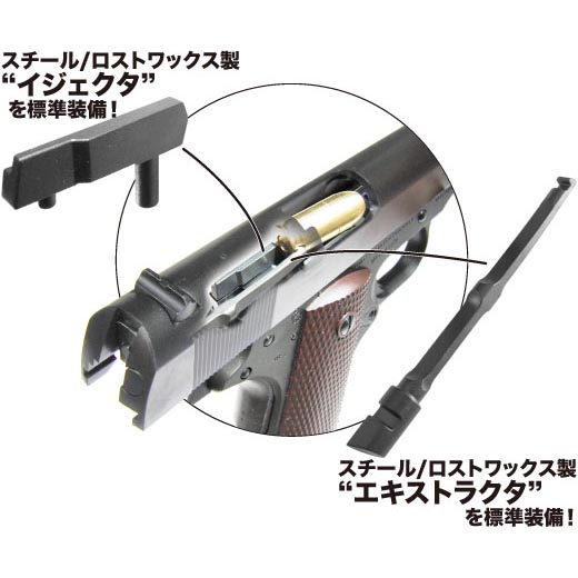 CAW M1911A1 コマーシャルミリタリー ブラック HW モデルガン-