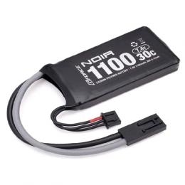 Li-Poバッテリー 【Noir】 7.4V1100mAh 30C カスタムガン対応 PEQ16inタイプ[GFG906] [取寄]