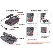 AN/PEQ-15スタイル イルミネーター エイミングライト [VF9J-AIM-PEQ15] [取寄]