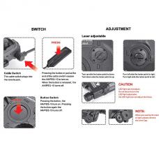 AN/PEQ-15スタイル イルミネーター エイミングライト [VF9J-AIM-PEQ15] [取寄]