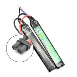 Li-Poバッテリー 7.4V 1300mAh 【Greenライン】ショートセパレート (20C-40C) XT30Uコネクター [SA-B039X3] [取寄]