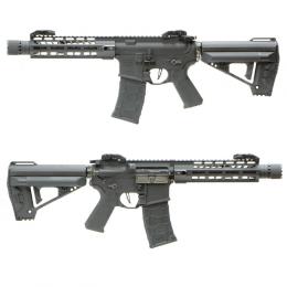 電動ガン : SABER CQC (ガンケース付DX) [AV1J-M4-SABER-S-BK81] ブラック [取寄]