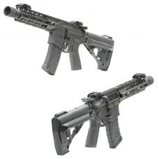 電動ガン : SABER CQC (ガンケース付DX) [AV1J-M4-SABER-S-BK81] ブラック [取寄]