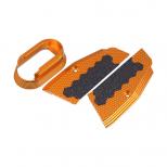 ASG/KJW GBB  CZ SHADOW2用 アルミ ショートグリップ& マグウェルセット [KW-KU-GBSD2028] オレンジ [取寄]