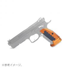 ASG/KJW GBB  CZ SHADOW2用 アルミ ショートグリップ& マグウェルセット [KW-KU-GBSD2028] オレンジ [取寄]