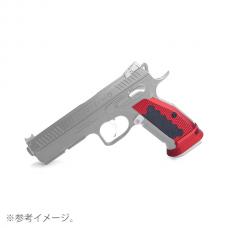 ASG/KJW GBB  CZ SHADOW2用 アルミ ショートグリップ& マグウェルセット [KW-KU-GBSD2028] レッド [取寄]