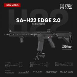 電動ガン SA-H22-2 EDGE2.0 (HK416D14.5 GEISSELEロング) 【GATE2 ASTER V2】 [品切中.輸入待ち]