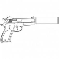 モデルガン : Mk.22 Mod0 【ハッシュパピー】 /ブラックヘビーウエイト [6月頃発売予定.予約終了]