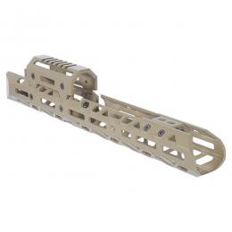 GHK GBB AKM用 KPYK CRC 1U004A タイプ AK M-LOK ロング ハンドガード TANカラー [KW-KU-429G-T] [取寄]