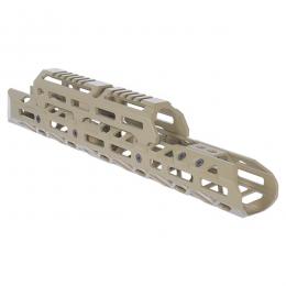 マルイ AKM GBB用  KPYK CRC 1U004B タイプ AK M-LOK ロング ハンドガード TANカラー [KW-KU-GBTMAK014-T] [取寄]