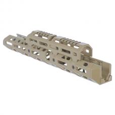 マルイ AKM GBB用  KPYK CRC 1U004B タイプ AK M-LOK ロング ハンドガード TANカラー [KW-KU-GBTMAK014-T] [取寄]