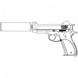 モデルガン : Mk.22 Mod0 【ハッシュパピー】 /ブラックヘビーウエイト [6月頃発売予定.予約終了]