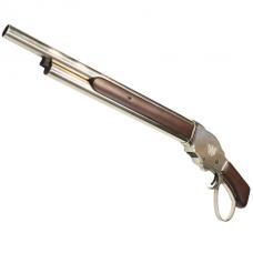 ガスガン ウィンチェスターM1887ショットガン ソウドオフ【ワイドレバー】 リアルウッド/シルバー [STGS07MWSV] [3月再販.単品予約]