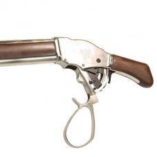 ガスガン ウィンチェスターM1887ショットガン ソウドオフ【ワイドレバー】 リアルウッド/シルバー [STGS07MWSV] [3月再販.単品予約]