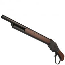 ガスガン ウィンチェスターM1887ショットガン ソウドオフ【ワイドレバー】 リアルウッド/ブラック [STGS07MW] [3月再販.単品予約]
