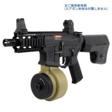 STD電動M4用 2150連 ドラムマガジン(ゼンマイ給弾式) [AR-MAG-044] [取寄]