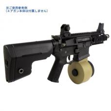 STD電動M4用 2150連 ドラムマガジン(ゼンマイ給弾式) [AR-MAG-044] [取寄]