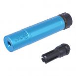 Dead Airタイプ SANDMAN-S ダミーサプレッサー & ハイダー(14mm逆ネジ) トレーニングブルー [KW-KU-316-BU] [取寄]