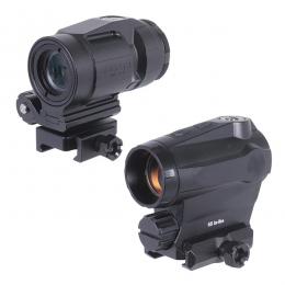 SIG SAUER ROMEO5XDR GEN2 タイプ 1X20ドットサイト & JULIET3 タイプ マグニファイアセット /ブラック [KW-SC-105-BK] [取寄]