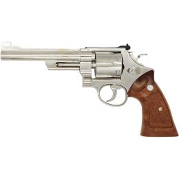 モデルガン : S&W M27 【The .357 Magnum】 6インチ ニッケルフィニッシュ [取寄]