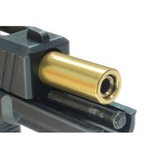 マルイGLOCK17/18C対応 アルミアウターバレル /チタニウムゴールド /G17スタイル (2015 NEW Ver) [Glock-90(GD)] [取寄]