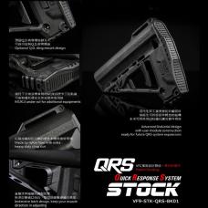 M4 QRSストック /ブラック [VF9-STK-QRS-BK01] [取寄]