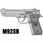モデルガン : M92SB [ブラックヘビーウェイト] [7月頃発売予定.単品予約]