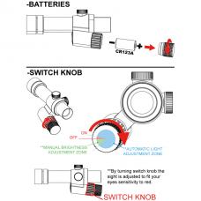 20mmレール用 Aimpoint2000スタイルレッドドットサイト/シルバー (無刻印) [AG2000-SV] [4月以降再入荷予定.単品予約]