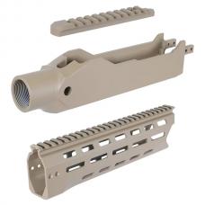 KJワークス KC02(10/22) GBB 用 X GBL KC02 タクティカルシャーシキット 10インチ DE:デザートカラー [RGW-RV-003-V10-DE] [取寄]