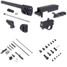 KJワークス KC02(10/22) GBB 用 X GBL KC02 タクティカルシャーシキット 10インチ DX DE:デザートカラー [RGW-RV-003-V10-DE-DX] [取寄]