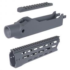 KJワークス KC02(10/22) GBB 用 X GBL KC02 タクティカルシャーシキット 10インチ DX グレー [RGW-RV-003-V10-GY-DX] [品切中.輸入待ち]