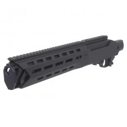 KJワークス KC02(10/22) GBB 用 X GBL KC02 タクティカルシャーシキット 10インチ DX ブラック [RGW-RV-003-V10-BK-DX] [品切中.輸入待ち]