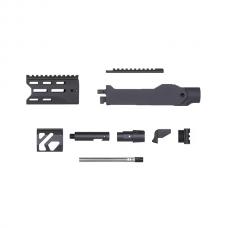 KJワークス KC02(10/22) GBB 用 X GBL KC02 タクティカルシャーシキット 4インチ ブラック [RGW-RV-003-V4-BK] [取寄]