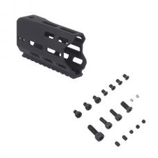 KJワークス KC02(10/22) GBB 用 X GBL KC02 タクティカルシャーシキット 4インチ ブラック [RGW-RV-003-V4-BK] [取寄]