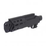 KJワークス KC02(10/22) GBB 用 X GBL KC02 タクティカルシャーシキット 4インチ DX ブラック [RGW-RV-003-V4-BK-DX] [取寄]