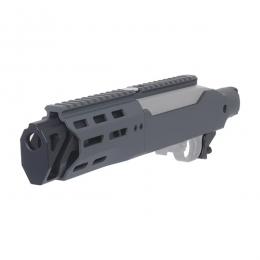 KJワークス KC02(10/22) GBB 用 X GBL KC02 タクティカルシャーシキット 4インチ グレー [RGW-RV-003-V4-GY] [取寄]