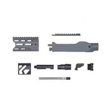 KJワークス KC02(10/22) GBB 用 X GBL KC02 タクティカルシャーシキット 4インチ グレー [RGW-RV-003-V4-GY] [取寄]