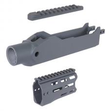 KJワークス KC02(10/22) GBB 用 X GBL KC02 タクティカルシャーシキット 4インチ グレー [RGW-RV-003-V4-GY] [取寄]